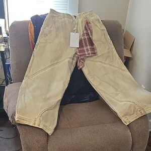 Womens Barrel Tan Pants